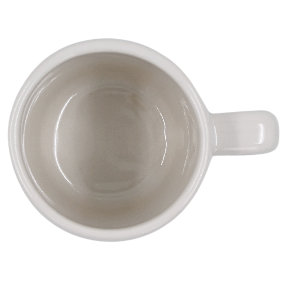 Taza de cerámica blanca 9 onzas "El Paso"