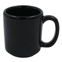 Taza de cerámica Negro Mate / Negro 10 onzas "Houston"