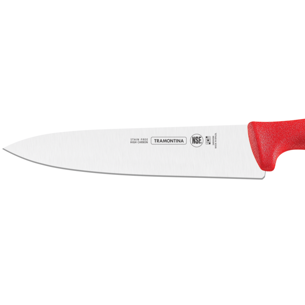 Cuchillo de chef, NSF, cuchillo de cocina profesional de 10 pulgadas para  acero inoxidable al carbono con mango ergonómico, apto para lavavajillas