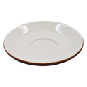 Plato Jumbo 6 1/2" Cafe Chocolate/Blanco