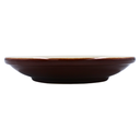 Plato Jumbo 6 1/2" Cafe Chocolate/Blanco