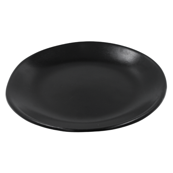 Plato 7 1/14" 1 Dz Negro Mate