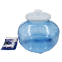Portagarrafon 11 Lts. Con Tapa Y Llave Tricorp Transparente Azul