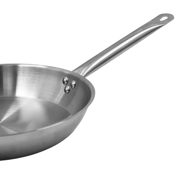 Sarten De Acero Inoxidable 30 Cm@