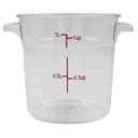 Contenedor  De Policarbonato Redondo 1L@