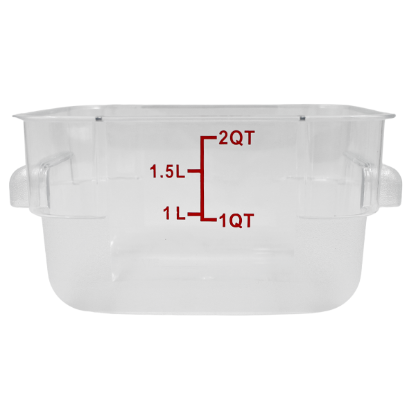 Contenedor De Policarbonato Cuadrado 2L@