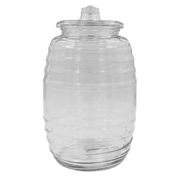 Vitrolero Con Tapa De Vidrio 10L