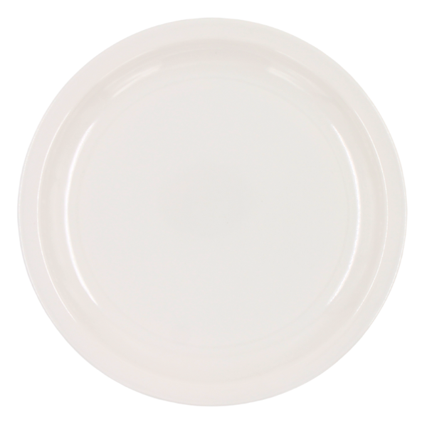 Plato Trinche 8 Melamina Blanca Domestica