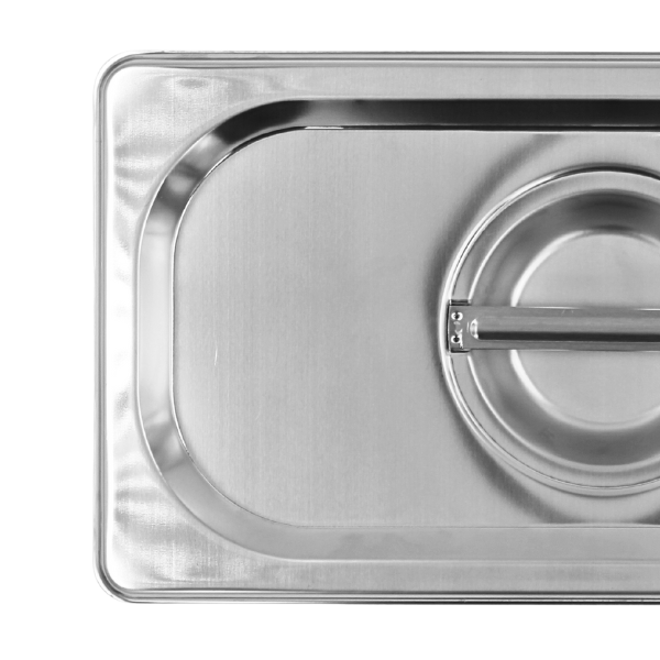 Tapa 1/3 Acero Inox. 201, 0.6 Nsf