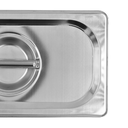 Tapa 1/3 Acero Inox. 201, 0.6 Nsf