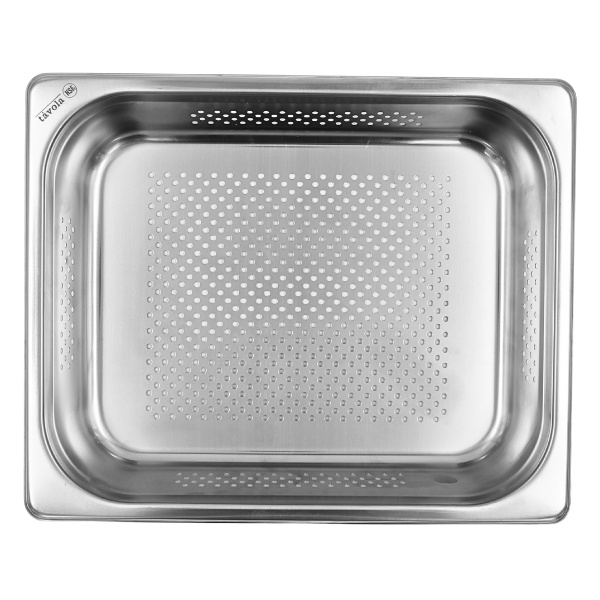 Inserto Medio Perforado De Acero Inoxidable 2.5"@