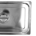Tapa 1/1 Acero Inox. 201, 0.6 Nsf