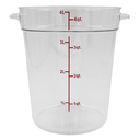 Contenedor  De Policarbonato Redondo 4L