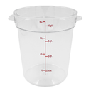 Contenedor  De Policarbonato Redondo 4L
