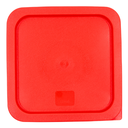 Tapa Roja Para Contenedor  De Policarbonato Cuadrado 8L