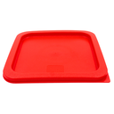 Tapa Roja Para Contenedor  De Policarbonato Cuadrado 8L