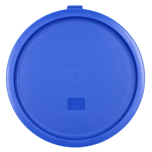 Tapa Azul Para Contenedor  De Policarbonato Redondo 10L@
