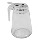 Mielera De Vidrio C/Tapa Cromada Y Cortador 280 ml