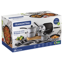 Batería De Cocina 18 Piezas Primaware Cool Gray (ONE SHOT)