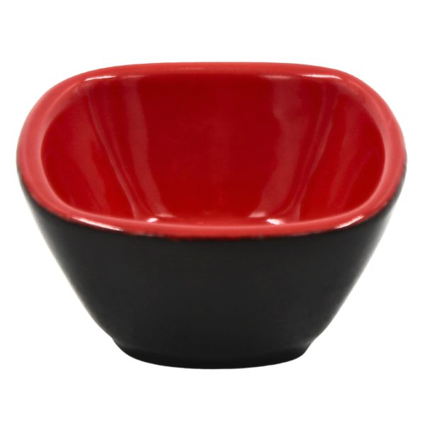 Ramekin Cuadrado 3 Oz. Negro Mate / Salsa