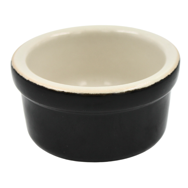 Ramekin 2.5 Oz. Negro / Blanco