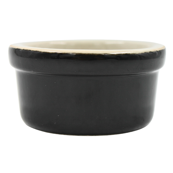 Ramekin 2.5 Oz. Negro / Blanco