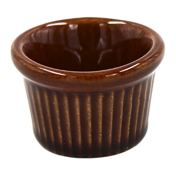 Ramekin Estriado 1 Oz. Marron Laredo