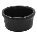 Ramekin Estriado 5 oz Negro Mate