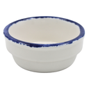 Tazon Apilable 12 oz Azul Cobalto  Tordillo/Ultra Blanco