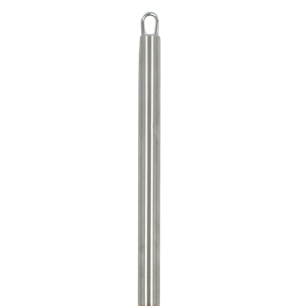 Cuchara plana Naranja con mango de acero y punta de silicon@