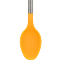 Cuchara  Naranja con mango de acero y punta de silicon@