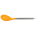 Espumadera Naranja con mango de acero y punta de silicon@