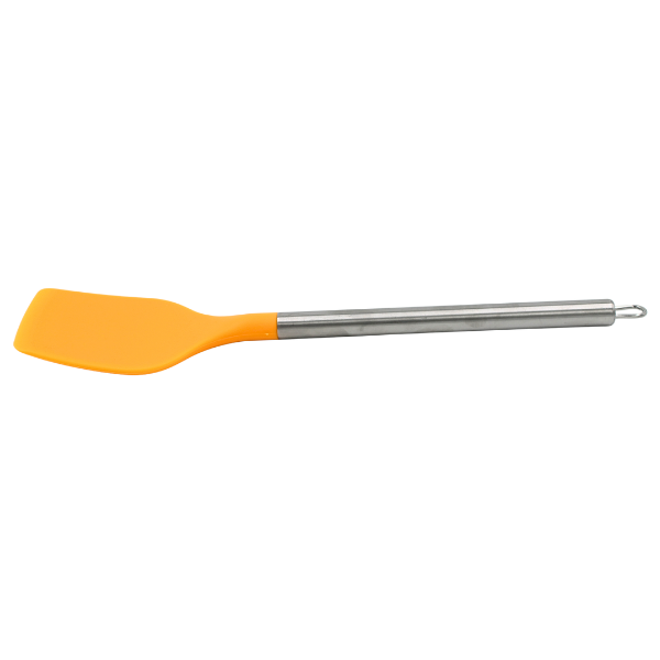 Volteador  Naranja con mango de acero y punta de silicon@