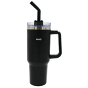 Termo Doble Pared Acero 1.2 L Negro@