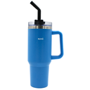 Termo Doble Pared Acero 1.2 L Azul@