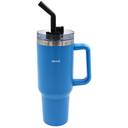 Termo Doble Pared Acero 1.2 L Azul@