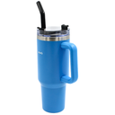 Termo Doble Pared Acero 1.2 L Azul@
