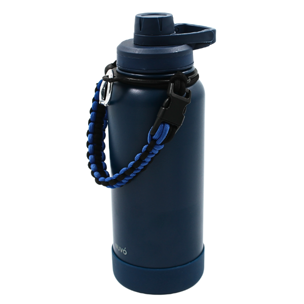 Termo Doble Pared De Acero Azul Insulado 1 L@