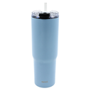 Termo Doble Pared De Acero Azul 900 Ml@