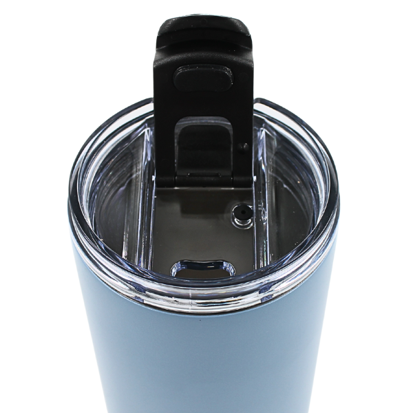 Termo Doble Pared De Acero Azul 900 Ml@