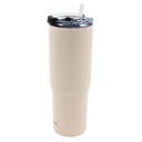 Termo Doble Pared De Acero Beige 900 Ml@