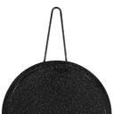 Comal Redondo Mediano 27Cm  Acero Porcelanizado Moteado