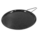 Comal Redondo Mediano 27Cm  Acero Porcelanizado Moteado