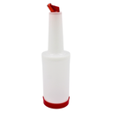 Vertedor De Jugo 1L Plastico Rojo@