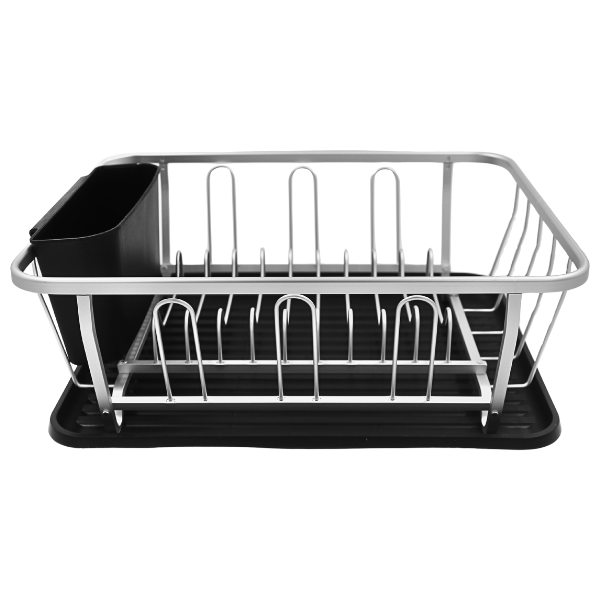 Escurridor Aluminio Con Charola Y Portacubiertos
