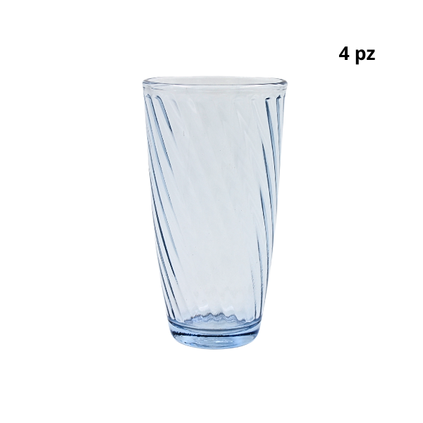 Vajilla Economica Tulipanes Sky Blue 12 Pzas(BAJA)