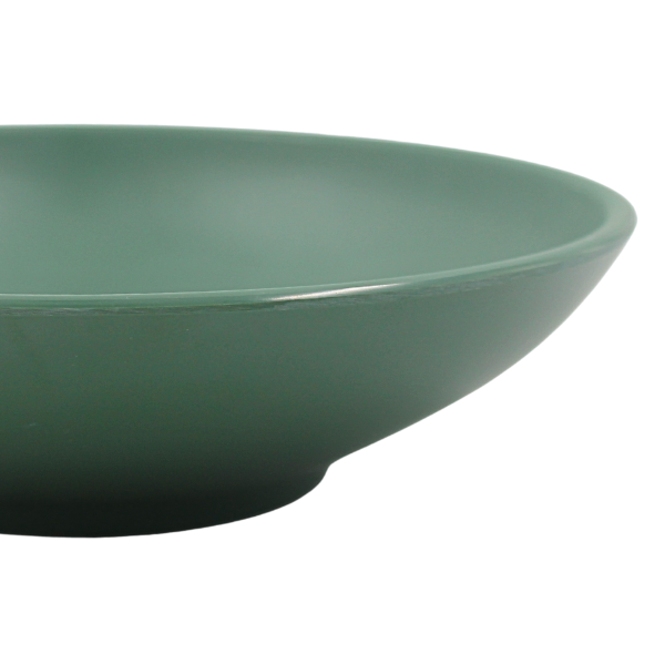 Tazón Baja De 23 Cm 100% Melamina Verde Mate@