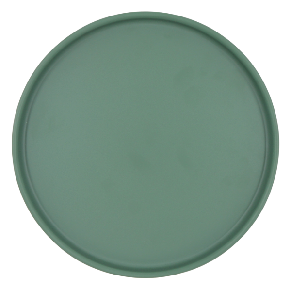 Plato Barcelona 20Cm Melamina Verde Mate@