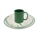 Vajilla 9 Pzas Trama Verde@