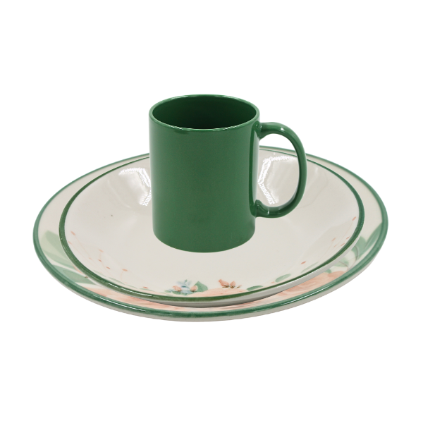 Vajilla 9 Pzas Flora Fresca@